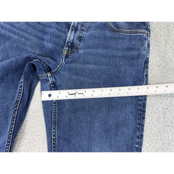 Faherty Jeans Mens 35x28.5 Blue Feel Good Special Weave Organic Cotton Stretch - Picture 6 of 16